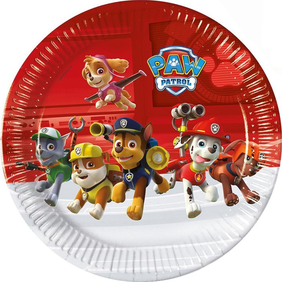 PROCOS Farfurii hartie 23cm 8 buc Paw Patrol