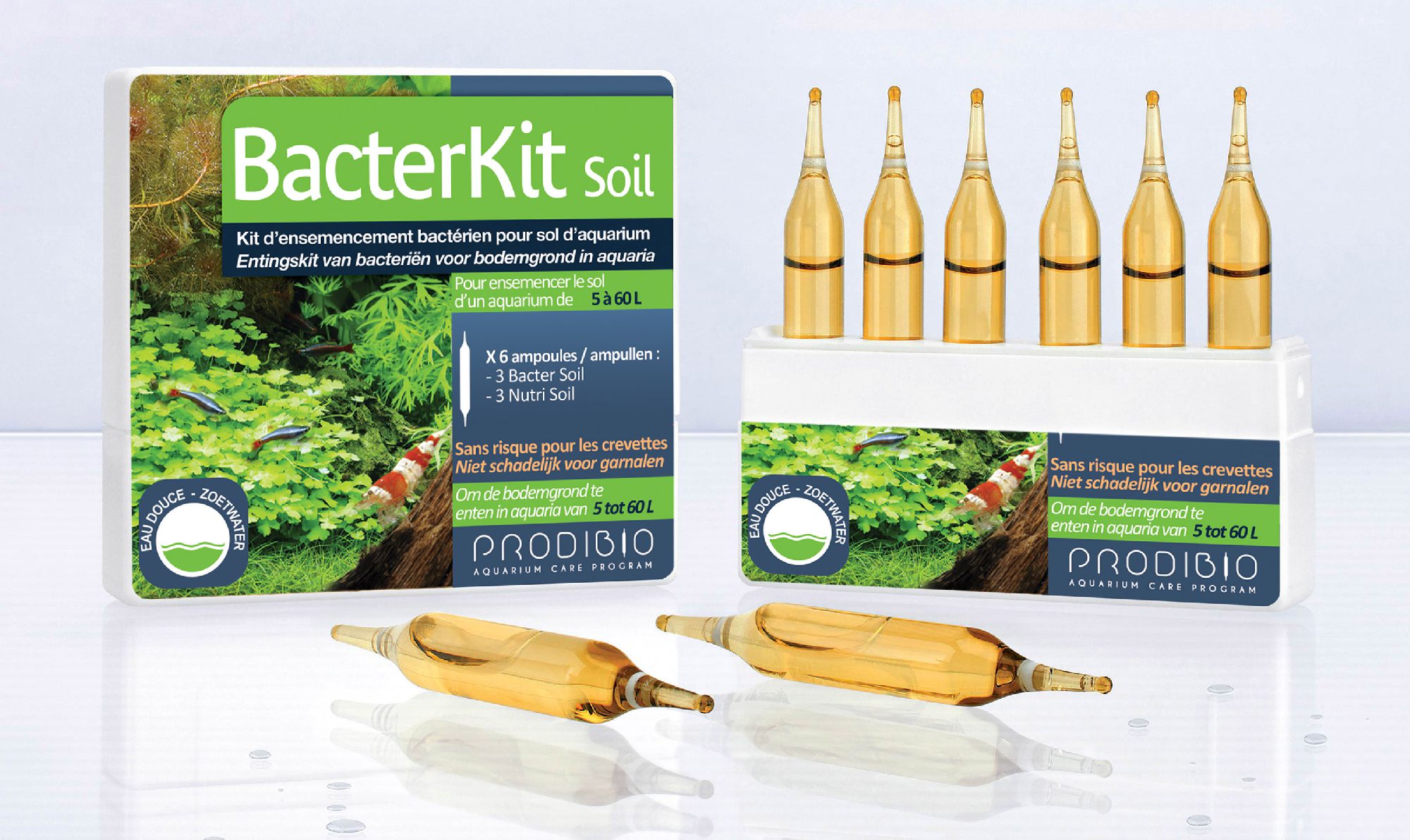 Bacterii substrat - Prodibio Bacter Kit Soil Fresh 6 fiole
