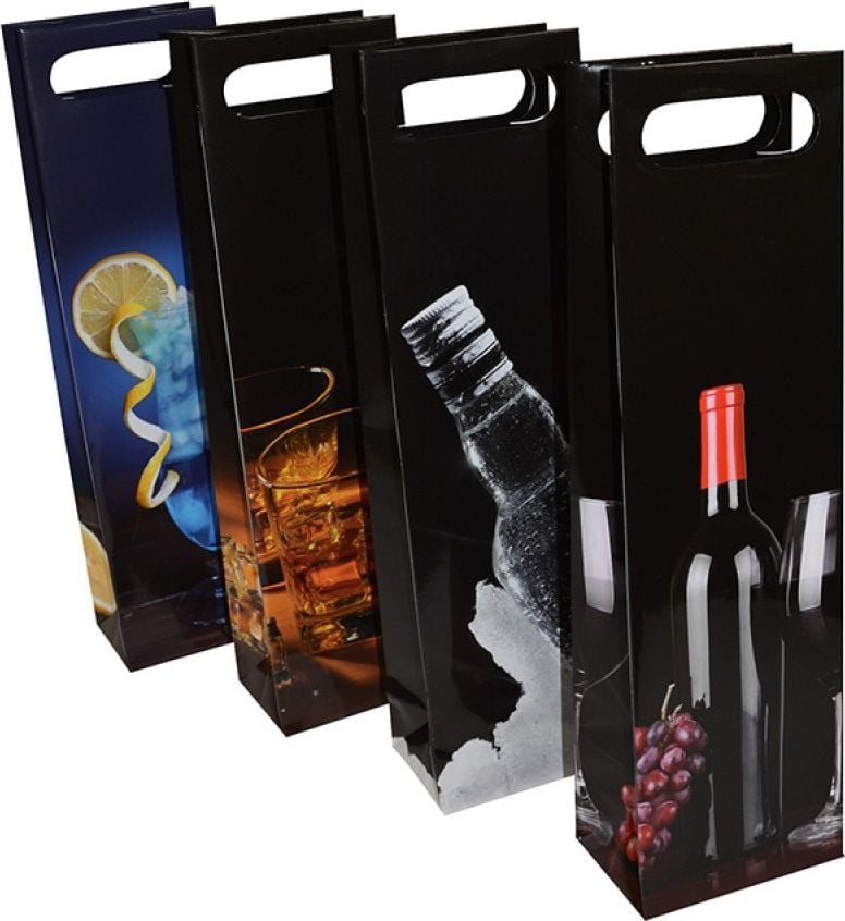 Produse de birou Geanta cu alcool PRODUSE DE BIROU laminat, 12x8x41,5cm, cu maner, mix de modele