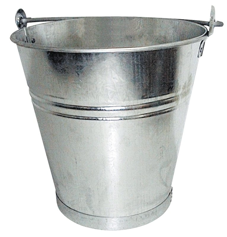 Galvanizată Bucket metalice 14L - 43214