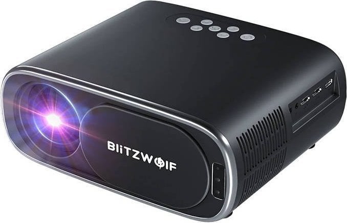 Proiector Blitzwolf Proiector / proiector LED BlitzWolf BW-V4 1080p, Wi-Fi + Bluetooth (negru)