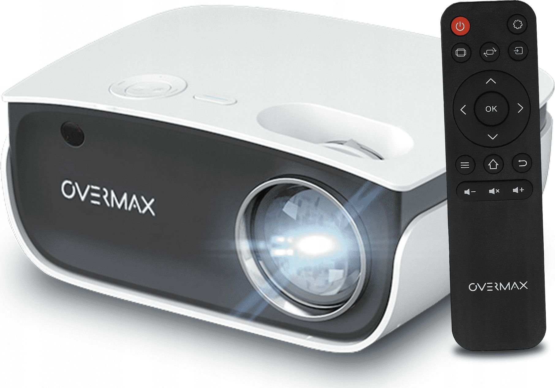 Videoproiectoare - Videoproiector, Overmax, Multipic 2.5, 2000 lumeni, 50.000 h, 1280 x 720P, Alb