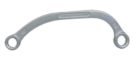Cheie inelara curbata CR-VA Proline, fier forjat, 16 x 17 mm