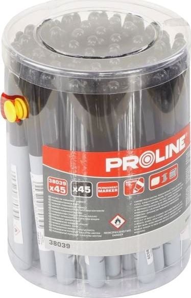 Pro-Line MARKER PERM. `ROUND`, NEGRU, PROLINE 45buc - 38039