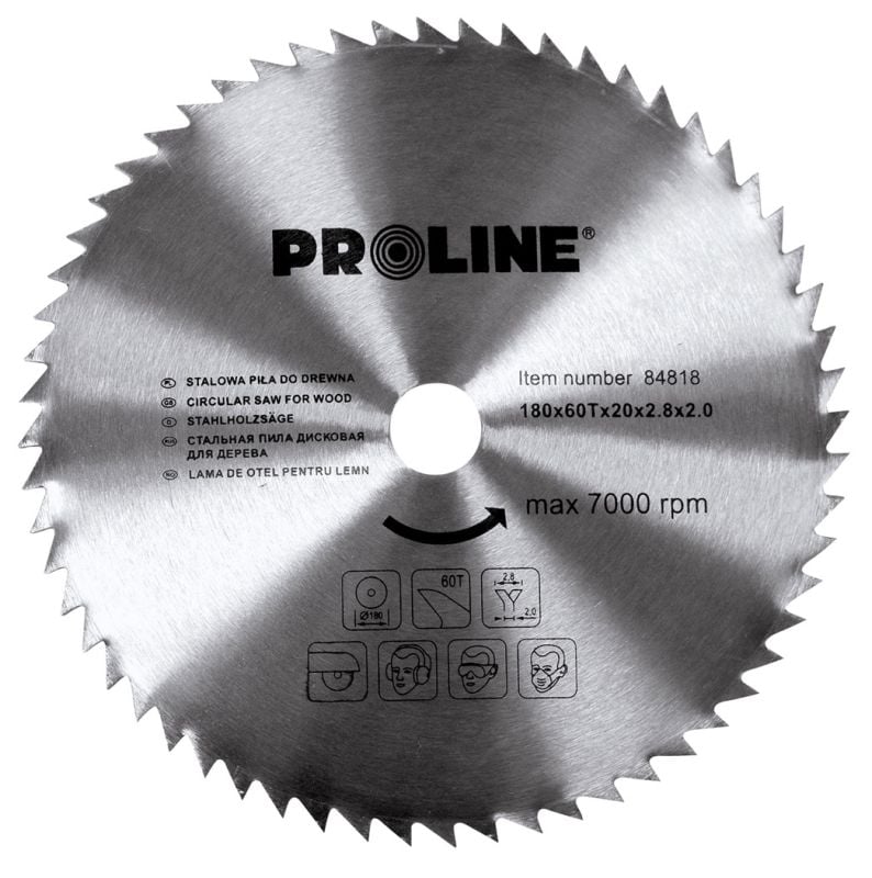 Ferăstrău circular pentru lemn Pro-Line 350 mm 60 dinți (84835)
