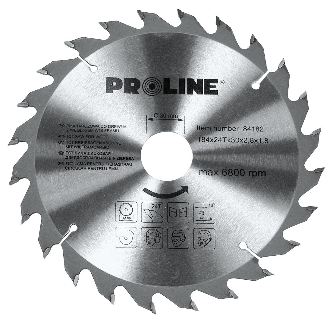 Pânză de ferăstrău din carbură Pro-Line pentru lemn 30x350mm 80z - 84358