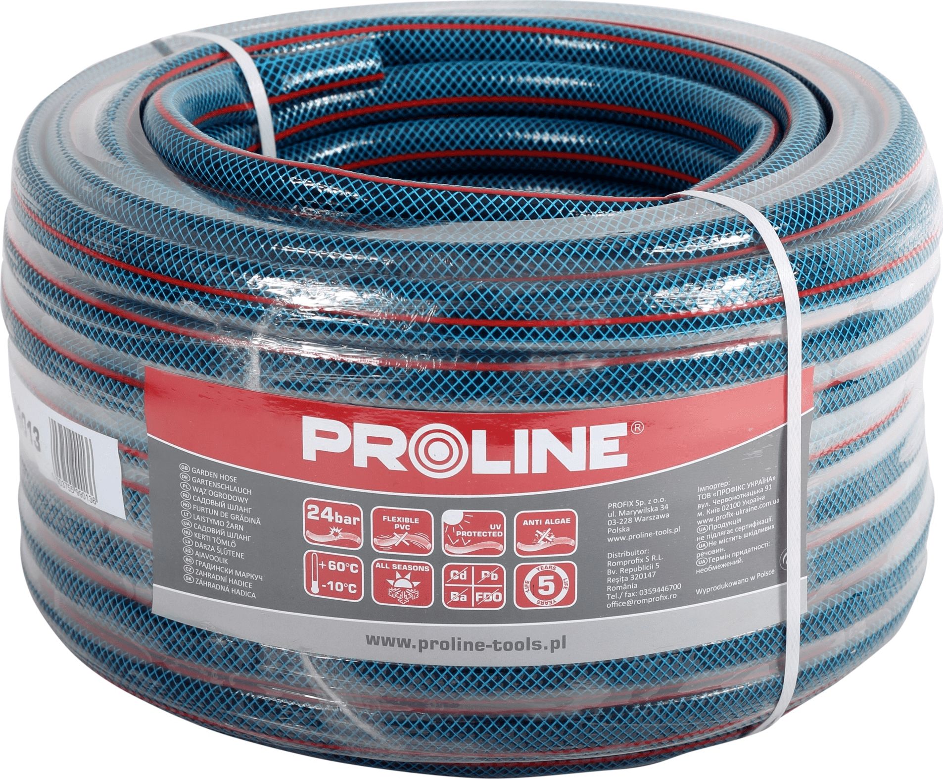 Furtun de apa Proline, 4 straturi, 1/2 inch, lungime 30 m