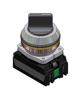 comutator cu 2 poziții fără automată 30mm IP56 - W0-NEF30 XY-P S