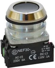 Butonul de control 30mm 2Z negru (W0-NEF30 2X K-S)