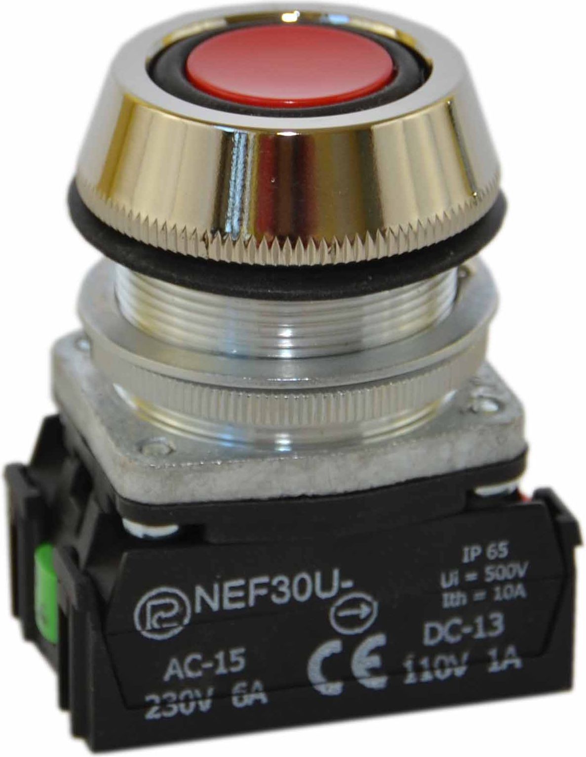 Butonul de control 30mm roșu arc-2Z (W0-NEF30-UK 2X C)