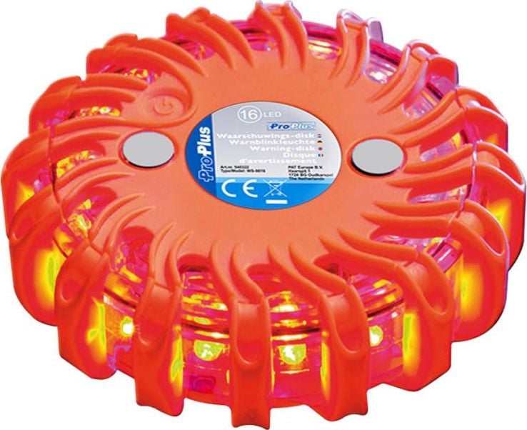 Disc de avertizare ProPlus ProPlus 16 LED Portocaliu 540322