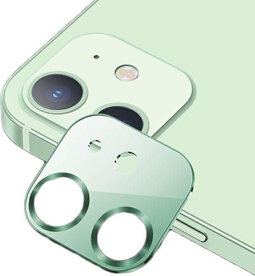 Protectie Camera Usams Metal Si Sticla Securizata Pentru iPhone 12 Mini - Verde