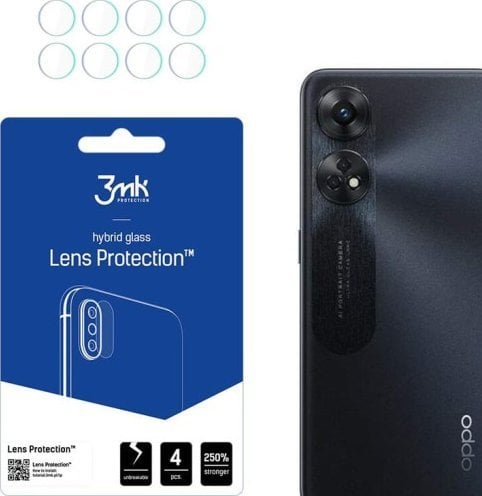 Protectie obiectiv 3MK 3MK Oppo Reno 8T 4G Protectie obiectiv 4 buc