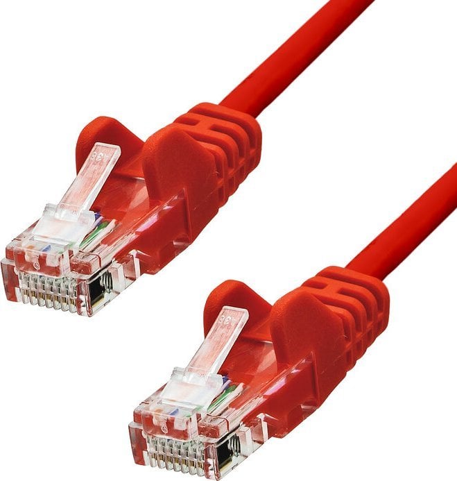 ProXtend ProXtend U/UTP CAT5e PVC AWG 26 CCA Roșu 25CM