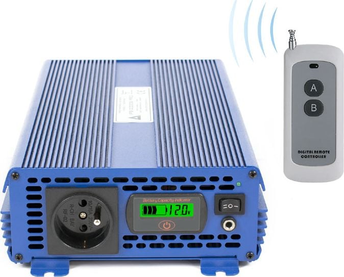 Invertor Azo SINUS 12V/230V ECO MODE IPS-2000S PRO 2000W