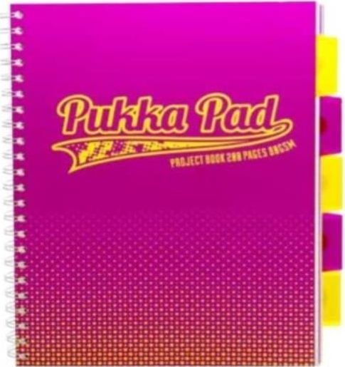 Pukka Pad Project Book Fusion A5/100K trandafiri în carouri (3 buc)