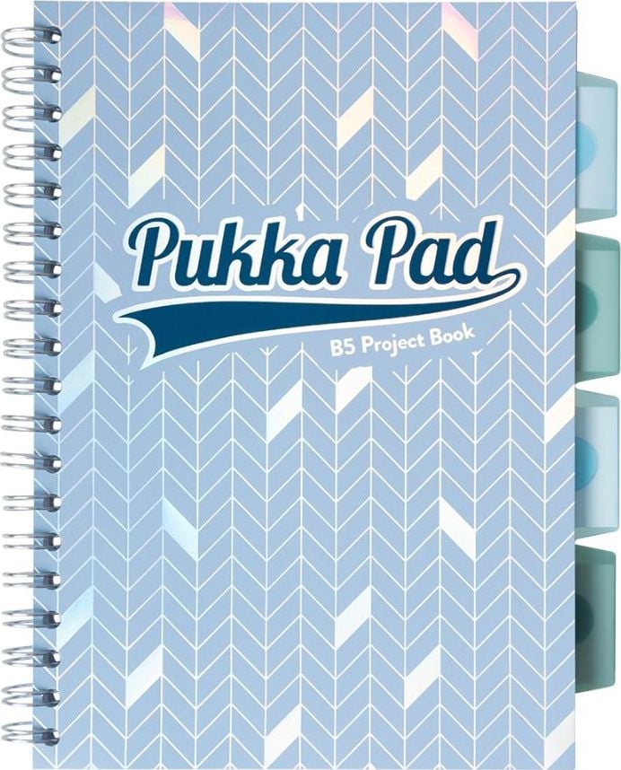 Pukka Pad Project Book Glee B5/200 carouri albastru deschis (3 buc)