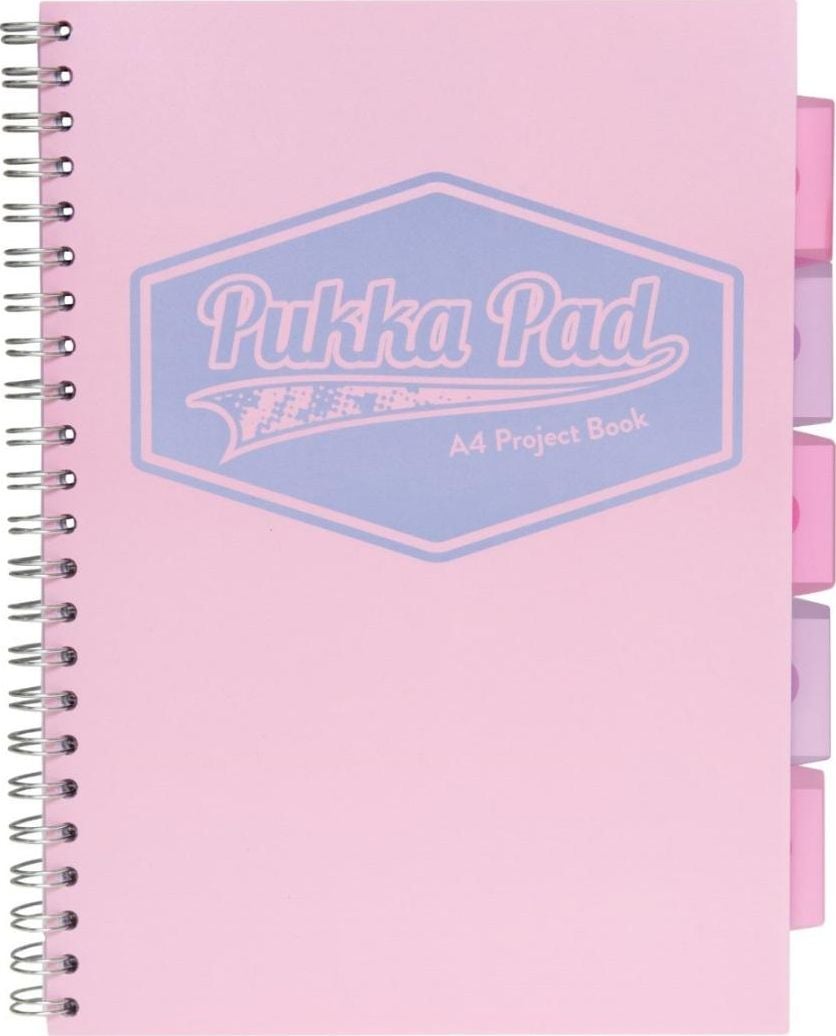 Pukka Pad Project Book Pastel A4/100K trandafiri în carouri (3buc)