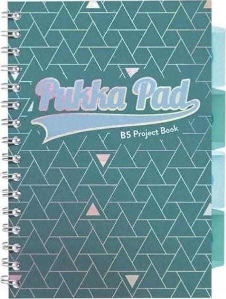 Pukka Project Book Glee B5/100K carouri verde (3 buc)