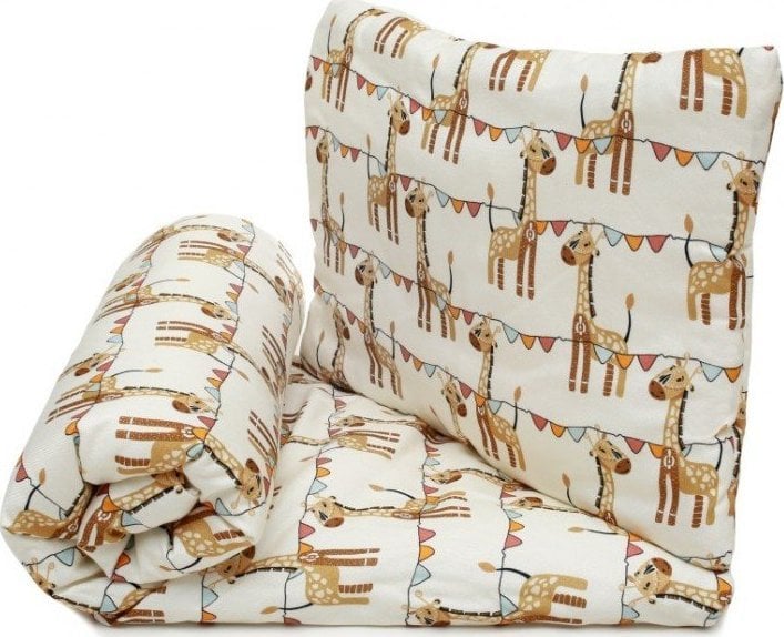 PULP BAMBOO Lenjerie de pat din bambus - GIRAFE COLORATE