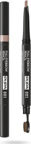 Pupa Pupa, Full, Paraben-Free, Definer, Double-Ended, Eyebrow Cream Pencil & Brush 2-In-1, 001, Blonde, 0.2 g For Women