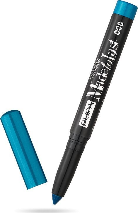 Pupa Pupa, Made To Last, Paraben-Free, Waterproof, Eyeshadow Stick, 008, Pool Blue, 1.4 g For Women