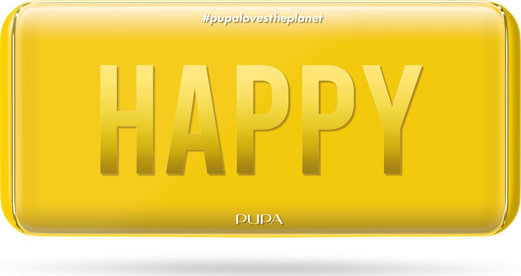 PUPA_3D Effects Design M Eyeshadow Palette paleta cieni do powiek Yellow 12g
