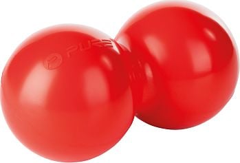 Aparate de masaj - Minge dubla  Duo-Ball pentru masaj Pro Pressure Pointer ,roșu, plastic