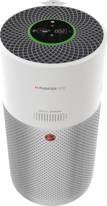 Aparate filtrare aer - Purificator de aer HOOVER HHP50CA011, 4 trepte viteza, Hepa, Wi-Fi, Alb