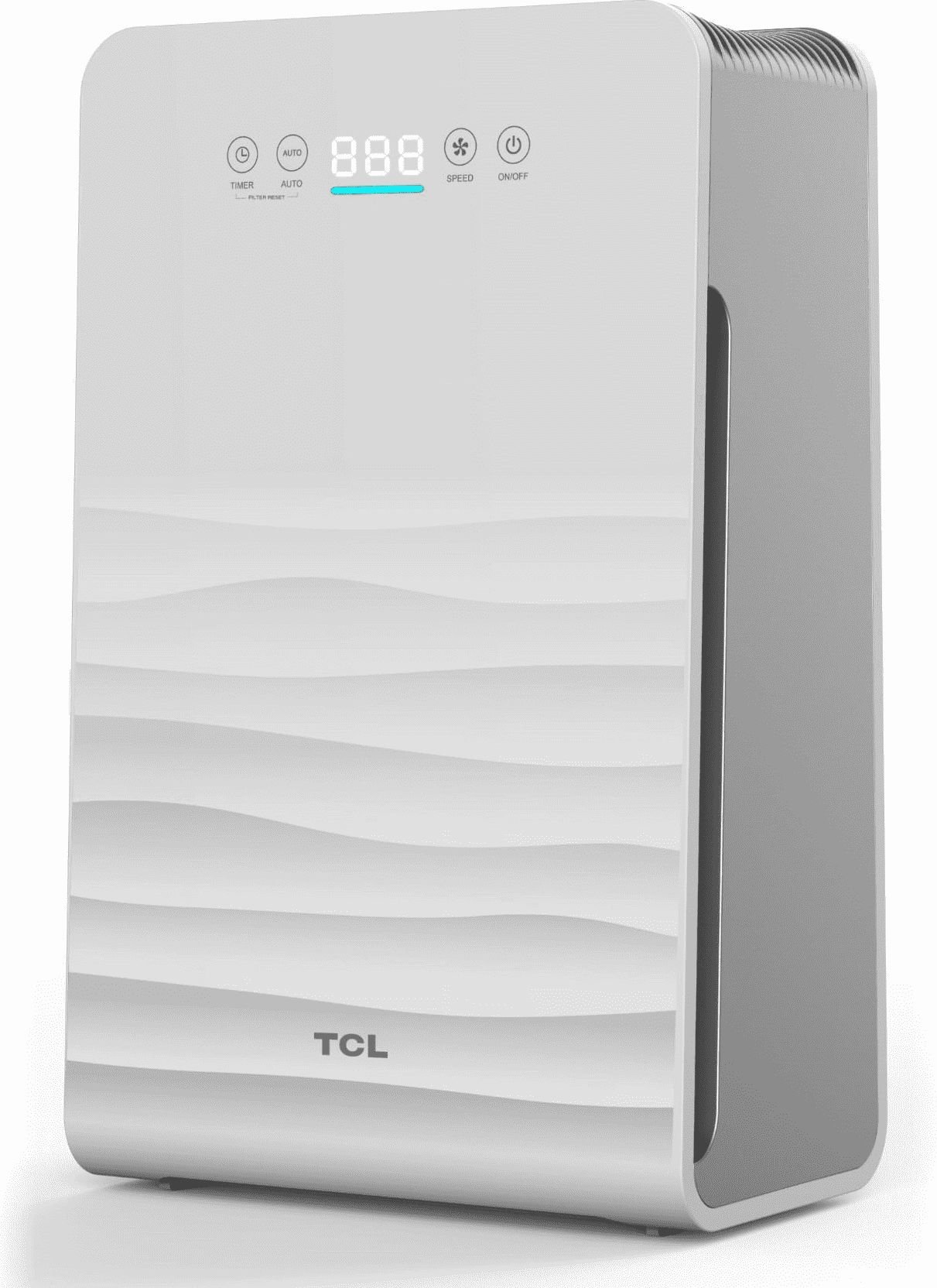 Aparate filtrare aer - Purificator de aer TCL TKJ225F,
alb,
56 W,Cu ionizare