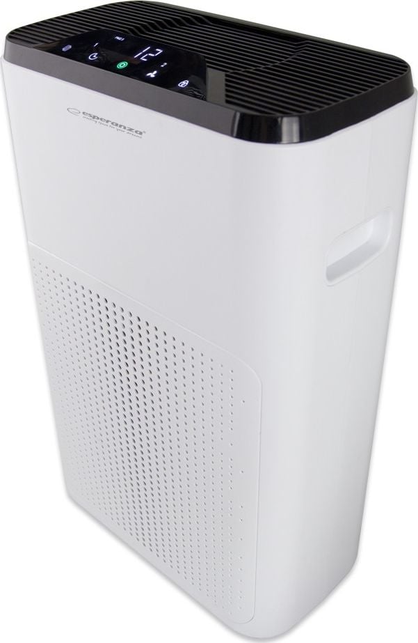 Aparate filtrare aer - Purificator Esperanza, EHP004 Mistral , 3 nivele de filtrare, telecomanda, ventilator, termometru, alb
