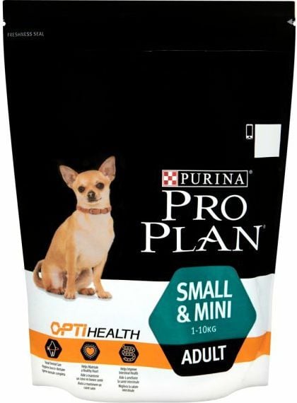 Formula Purina Pro Plan OptiHealth pentru adulti de talie mica si mini, 3 kg