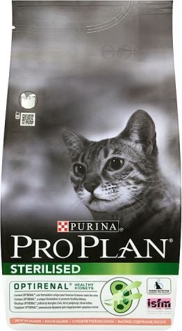 Hrana uscata pentru pisici Pro Plan Sterilised Optisenses, Somon, 1.5Kg