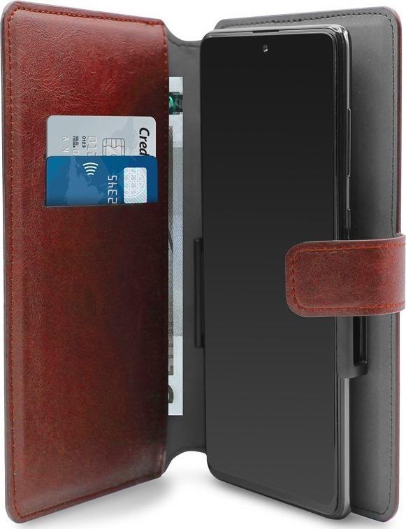 Puro PURO Universal Wallet 360 - Portofel universal pivotant cu sloturi pentru carduri, dimensiune XXL (roșu)