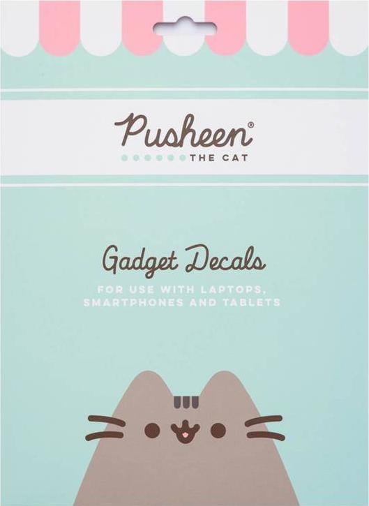 Pusheen Pusheen - Zestaw 16 naklejek na laptopa / smartfona z kolekcji Foodie