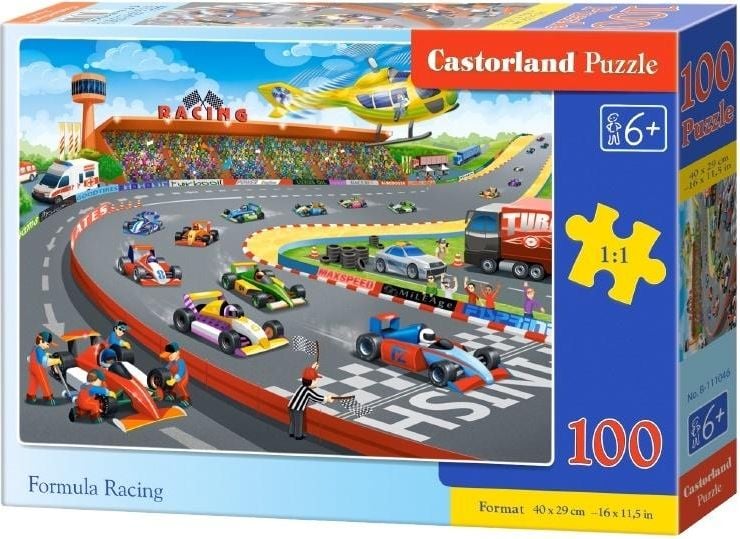 Puzzle 100 piese Formula 1 111046, Castorland