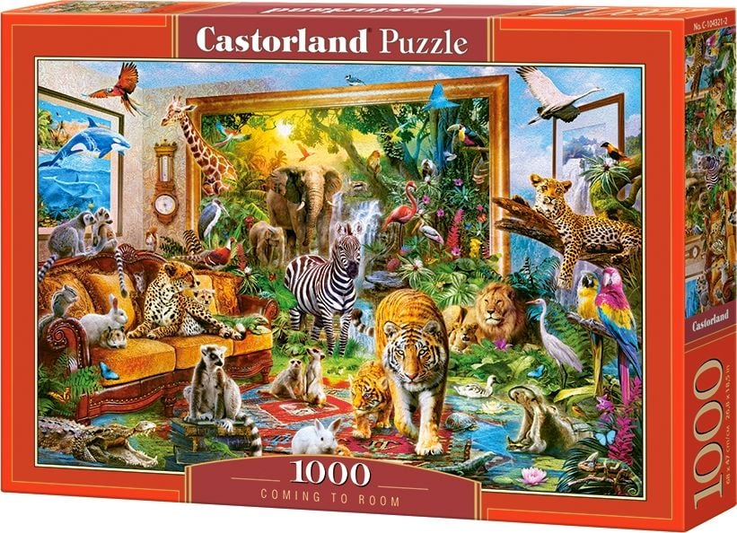 Puzzle 1000 piese Camera cu Animale 104321, Castorland