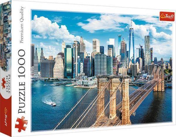 Puzzle 1000 piese Podul Brooklyn, New York, Trefl