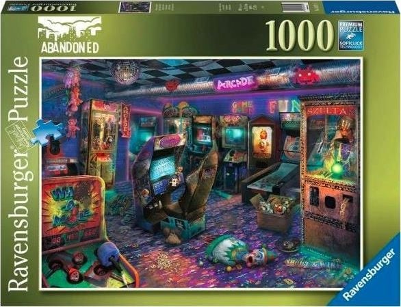 Puzzle 2D Ravensburger 1000 de piese Salonul arcade uitat