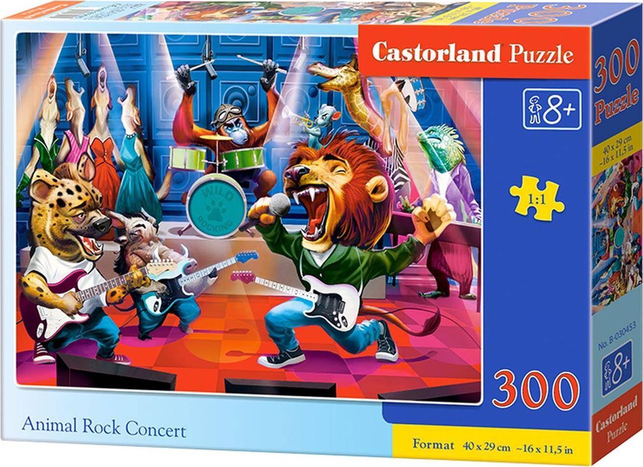 Puzzle 300 piese Animal Rock Concert Castorland 30453