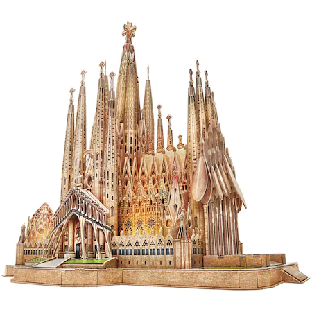 Puzzle 3D Cubic Fun - Sagrada Familia, 696 piese