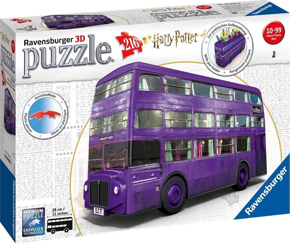 Puzzle 3D Ravensburger - Harry Potter - Magicobus, 216 piese (11158)