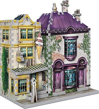 Puzzle 3D Wrebbit - Harry Potter - Madam Malkin's & Florean Fortescue's Ice Cream, 290 piese (3D-0510)