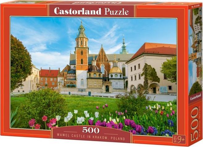 Puzzle 500 piese Wawel Castle in Krakow, Poland Castorland 53599
