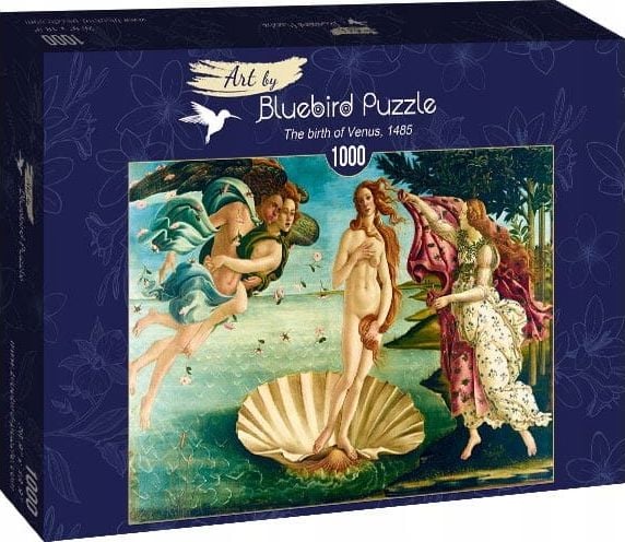 Puzzle Bluebird - Sandro Botticelli, The birth of Venus 1485, 1000 piese