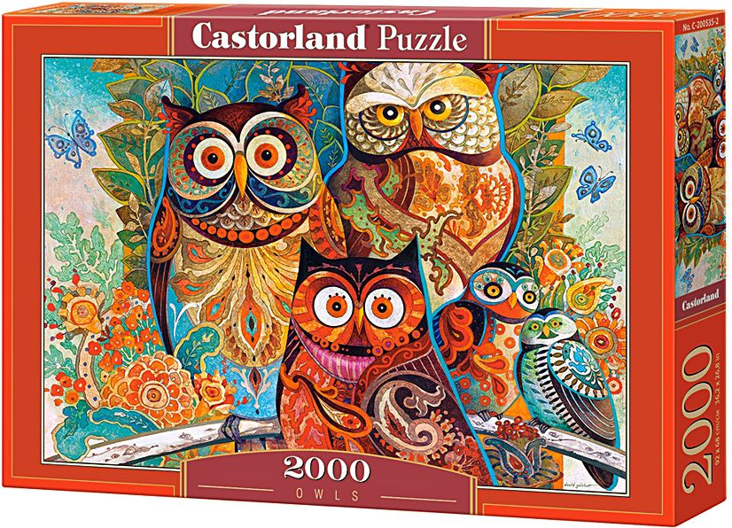 Puzzle Castorland, Bufnite, 2000 piese