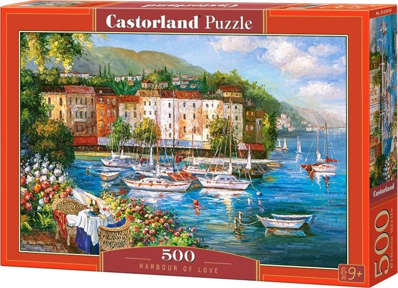 Puzzle Castorland - Harbour of love, 500 piese