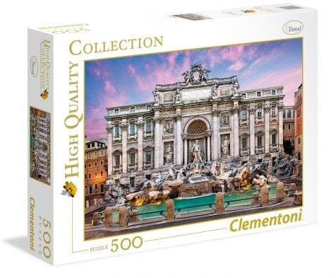 Puzzle Clementoni - Fontada di Trevi, 500 piese