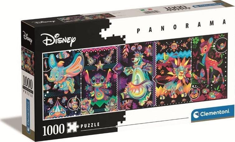 Puzzle Clementoni High Quality Collection, Panorama - Disney Classics, 1000 piese