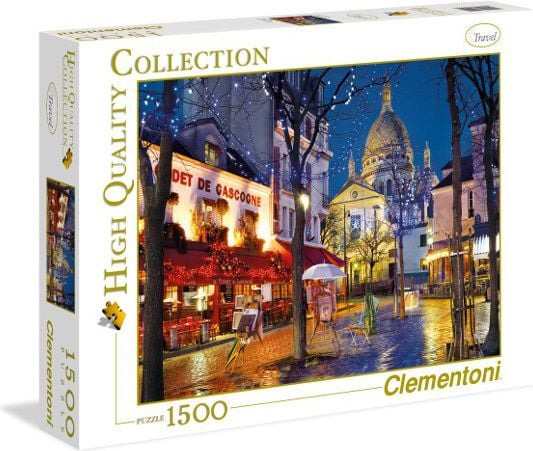 Puzzle Clementoni - Paris, Montmartre, 1500 piese